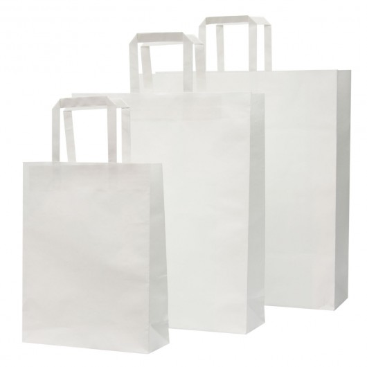Large Sydney Paper Bags White
